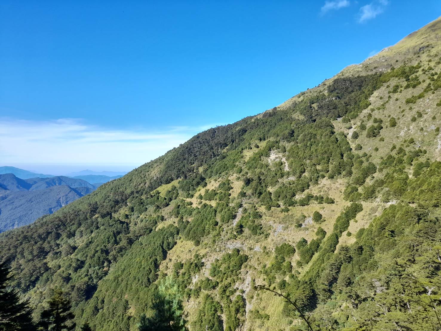 能高越嶺道西段景