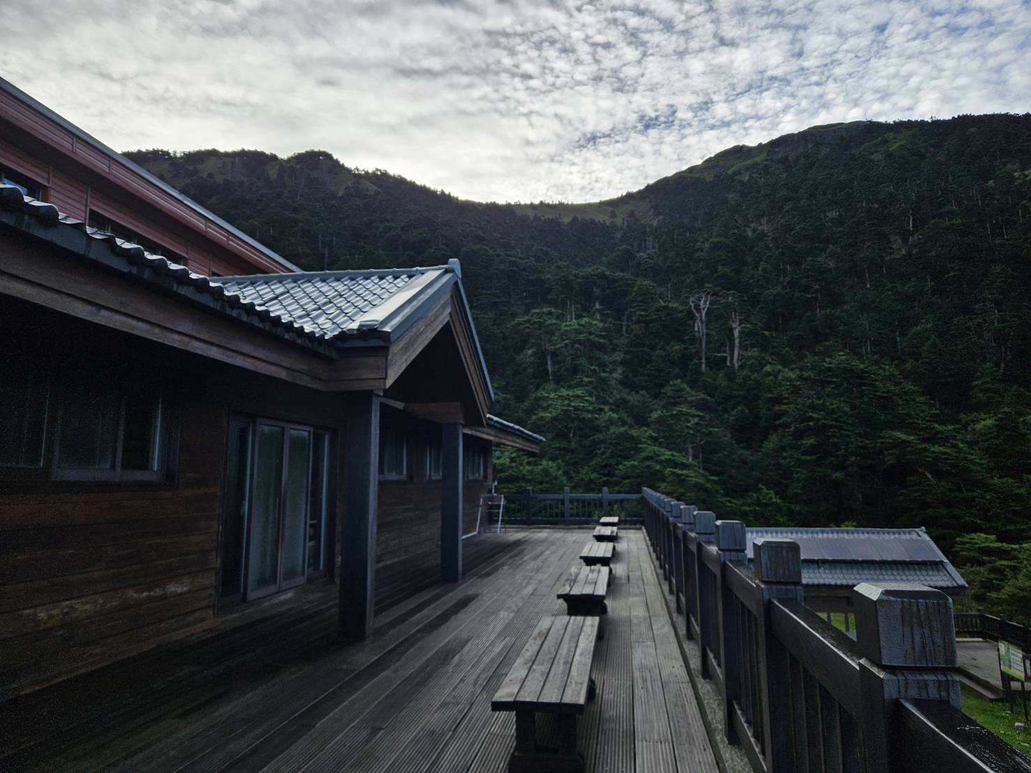 天池山莊二樓景色